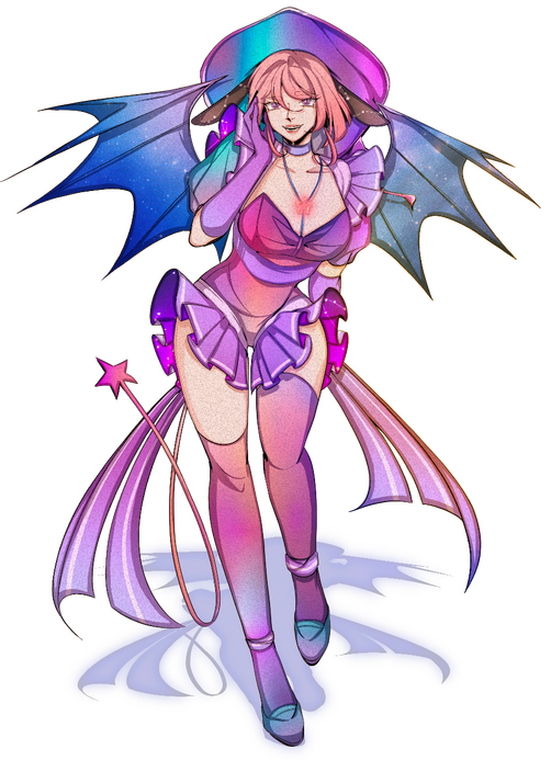 Halloween Witch Peoni Astera Poster