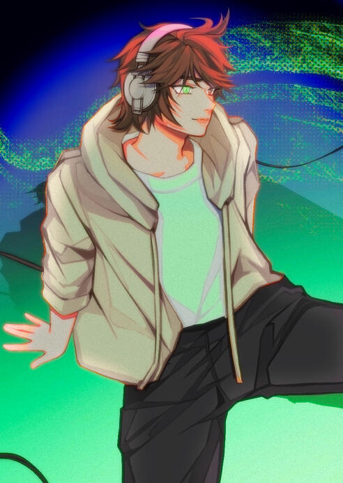 KingCobra Neon Reptile Poster